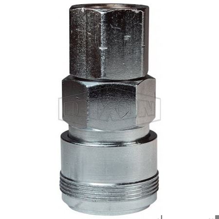 Dixon NK Series Industrial Japanese Female Quick Disconnect Pneumatic Coupler, 1/4-19 Nominal, 300 psi Pre 2NKBF2
